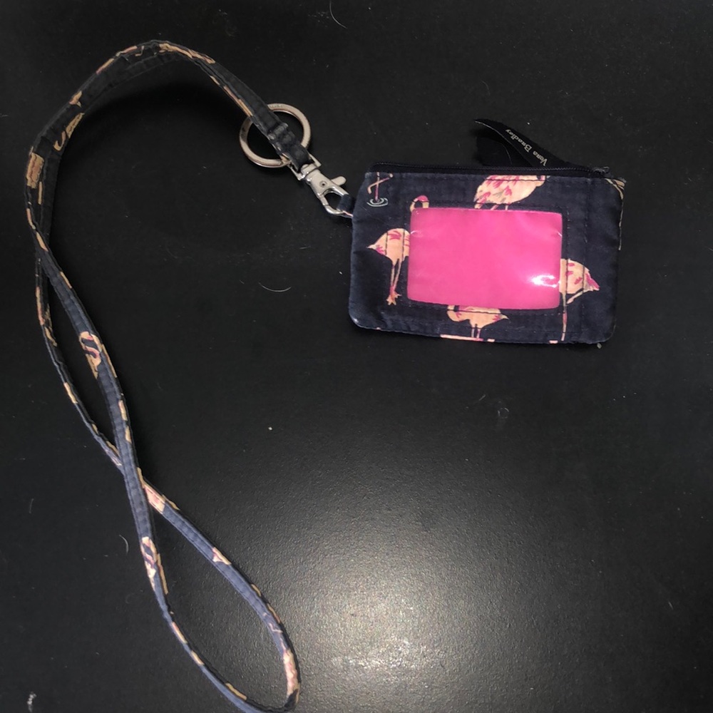 Vera Bradley lanyard and wallet